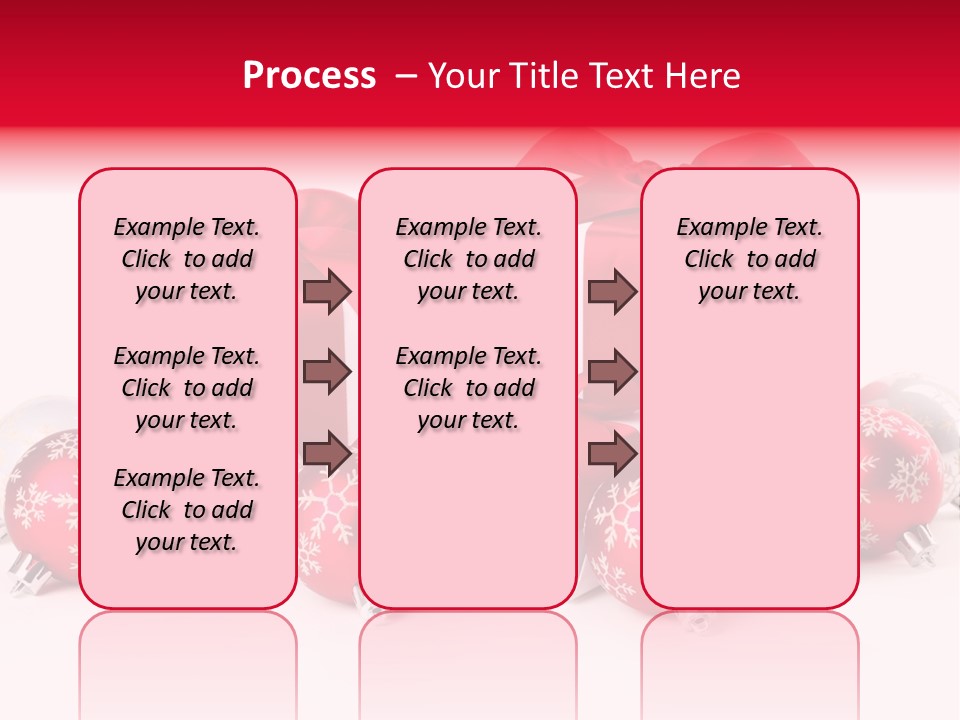 Red Present Shiny PowerPoint Template