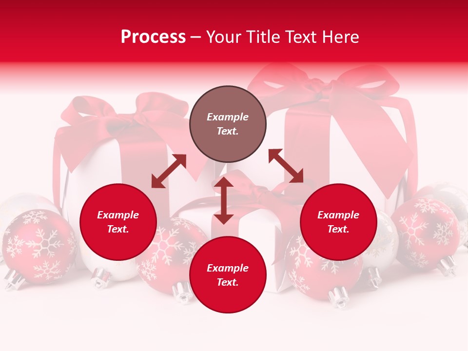 Red Present Shiny PowerPoint Template