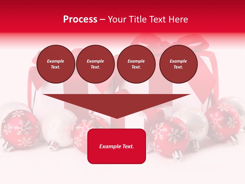 Red Present Shiny PowerPoint Template