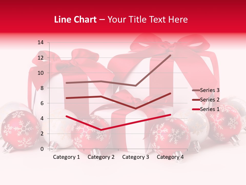 Red Present Shiny PowerPoint Template