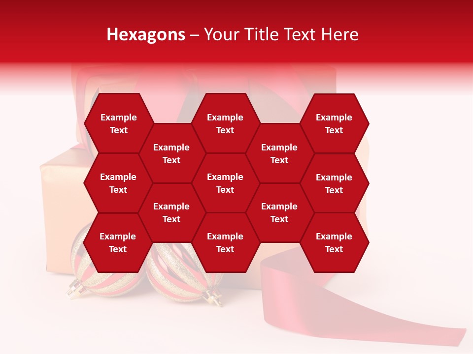 Bauble Bow Ribbon PowerPoint Template