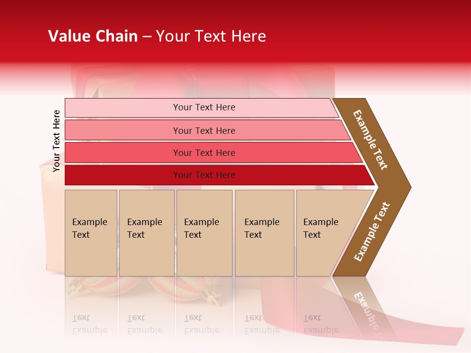 Bauble Bow Ribbon PowerPoint Template