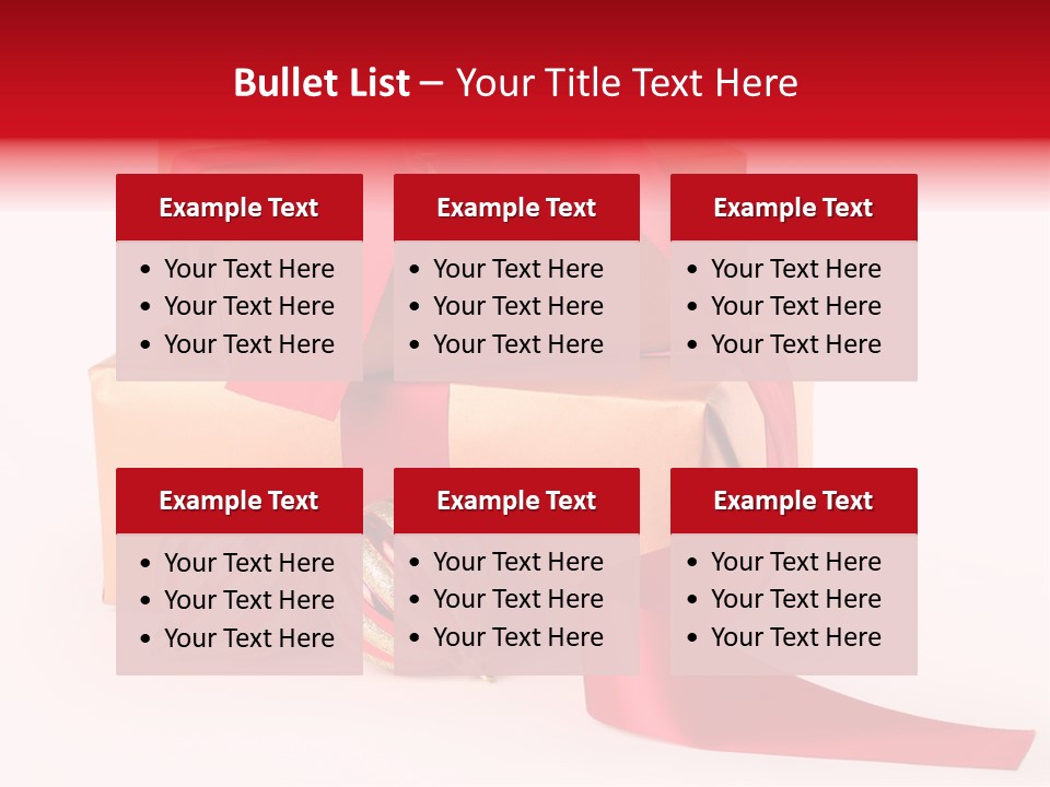 Bauble Bow Ribbon PowerPoint Template