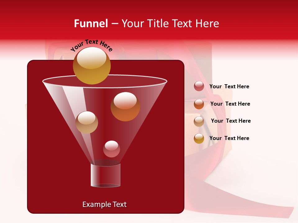 Bauble Bow Ribbon PowerPoint Template