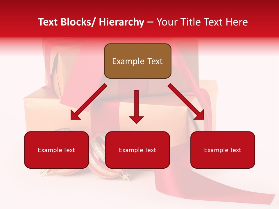 Bauble Bow Ribbon PowerPoint Template
