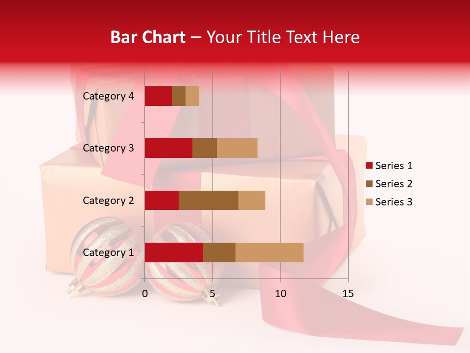 Bauble Bow Ribbon PowerPoint Template