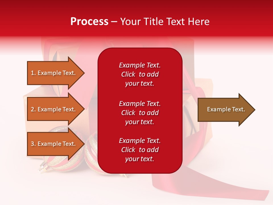 Bauble Bow Ribbon PowerPoint Template
