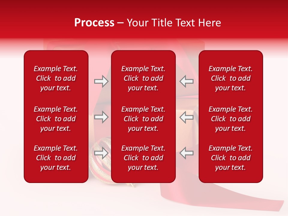 Bauble Bow Ribbon PowerPoint Template