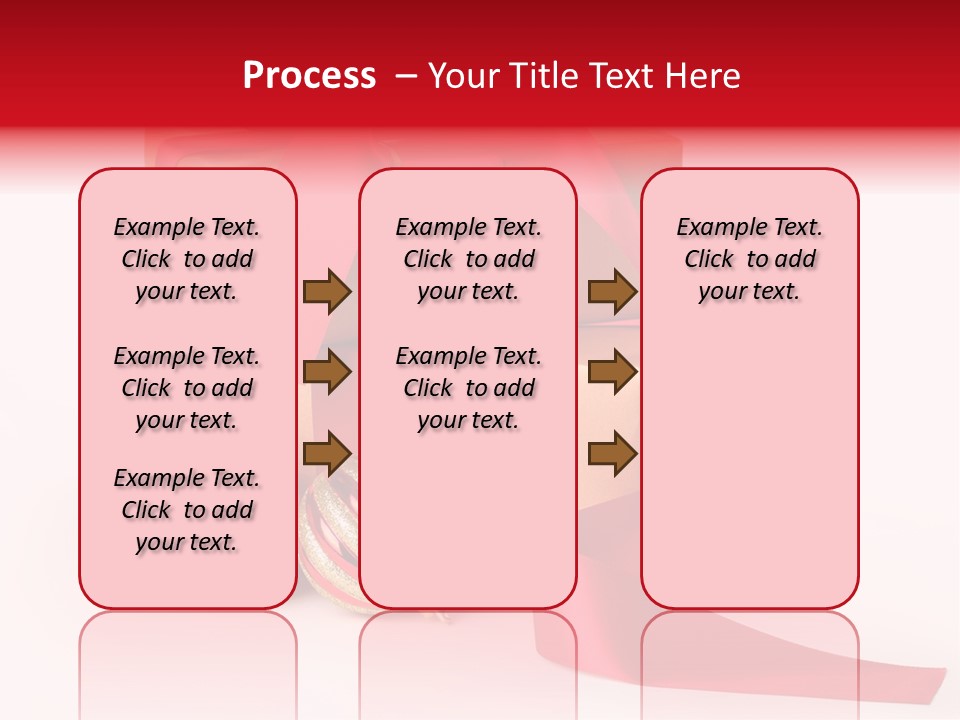 Bauble Bow Ribbon PowerPoint Template