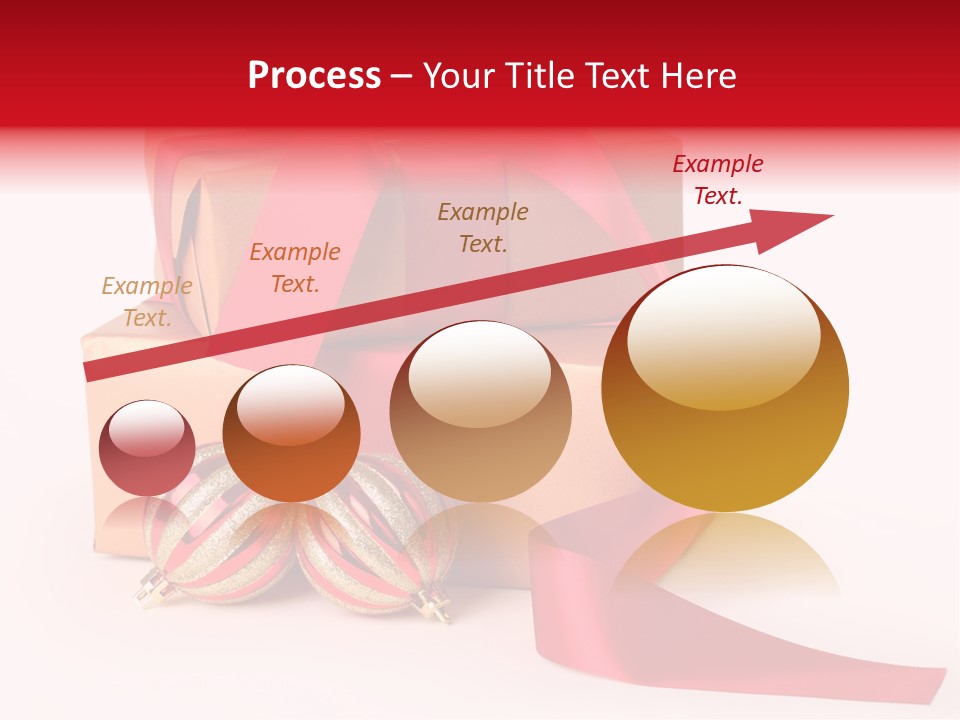 Bauble Bow Ribbon PowerPoint Template