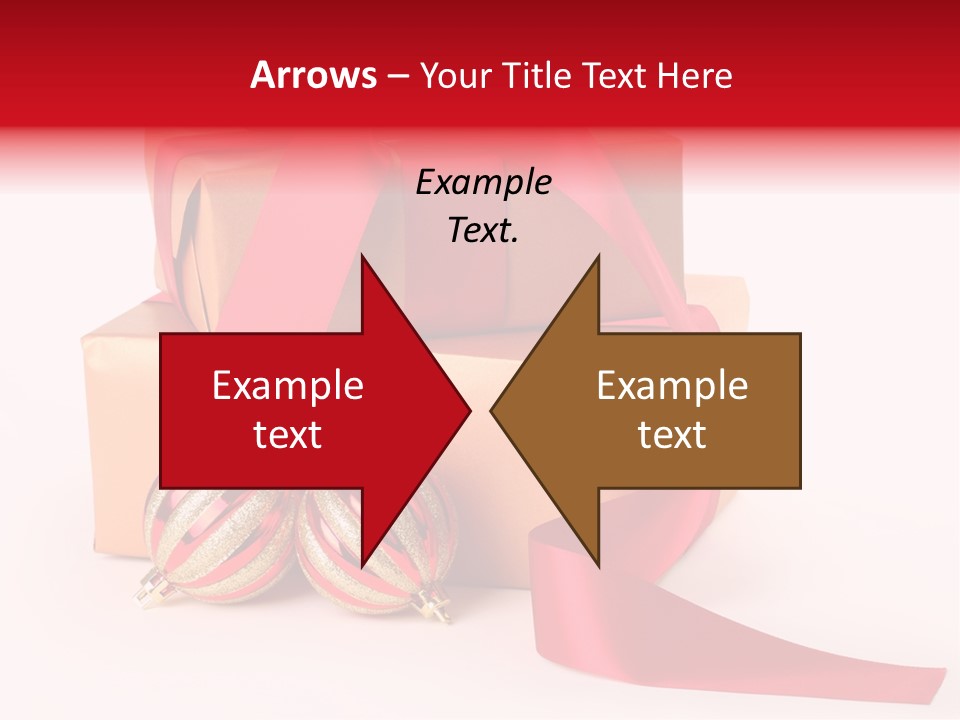 Bauble Bow Ribbon PowerPoint Template