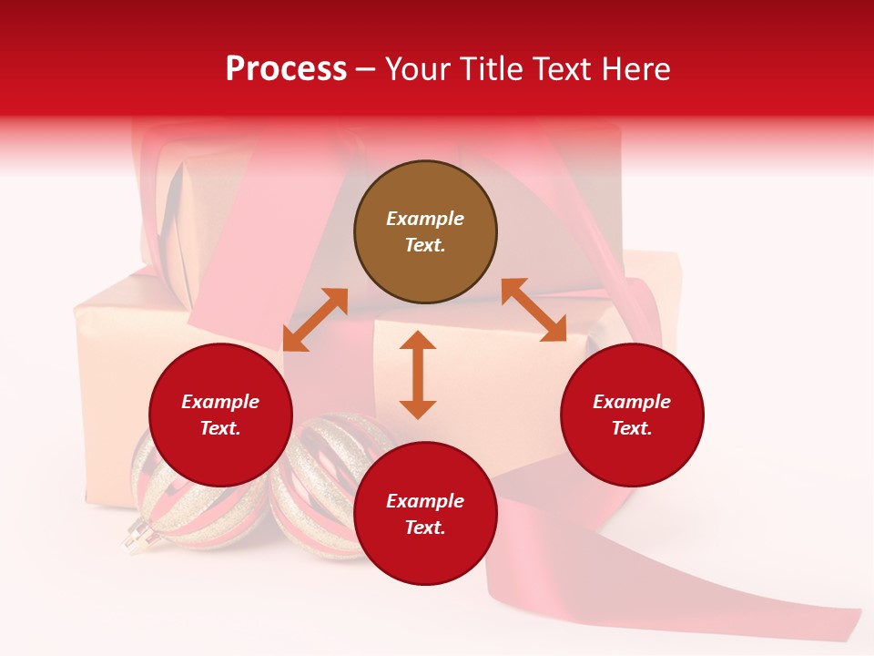 Bauble Bow Ribbon PowerPoint Template
