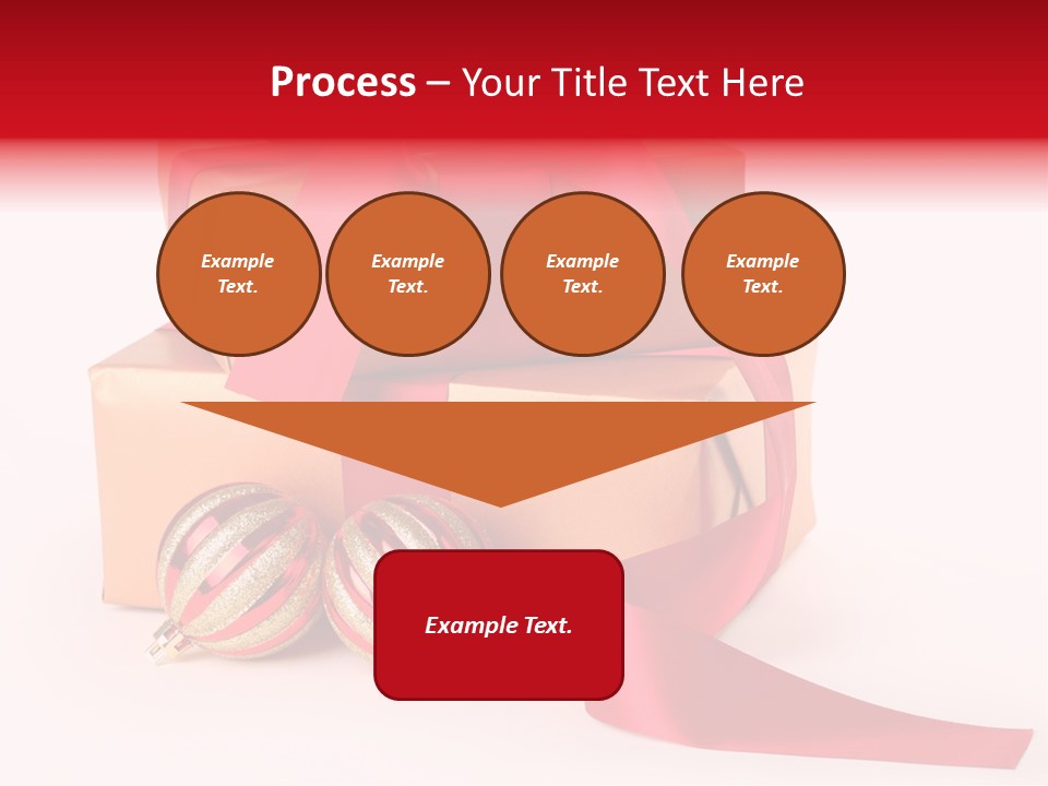 Bauble Bow Ribbon PowerPoint Template