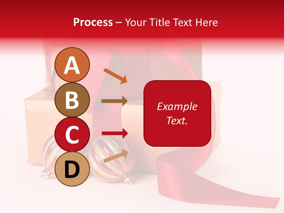 Bauble Bow Ribbon PowerPoint Template