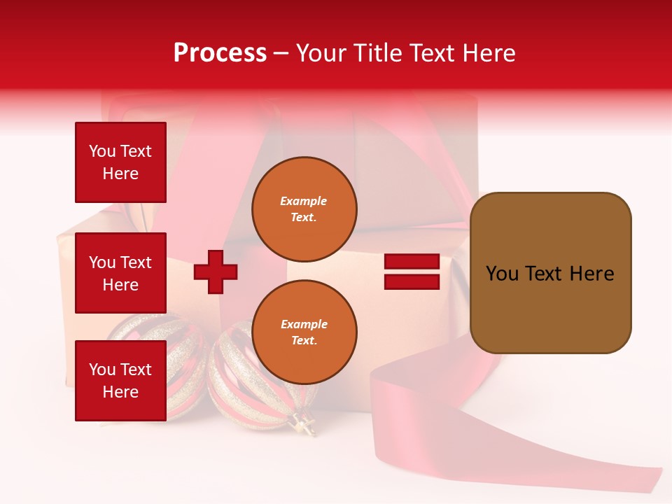 Bauble Bow Ribbon PowerPoint Template