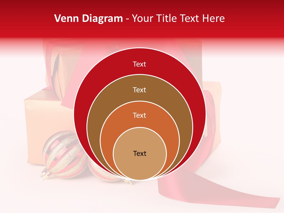 Bauble Bow Ribbon PowerPoint Template