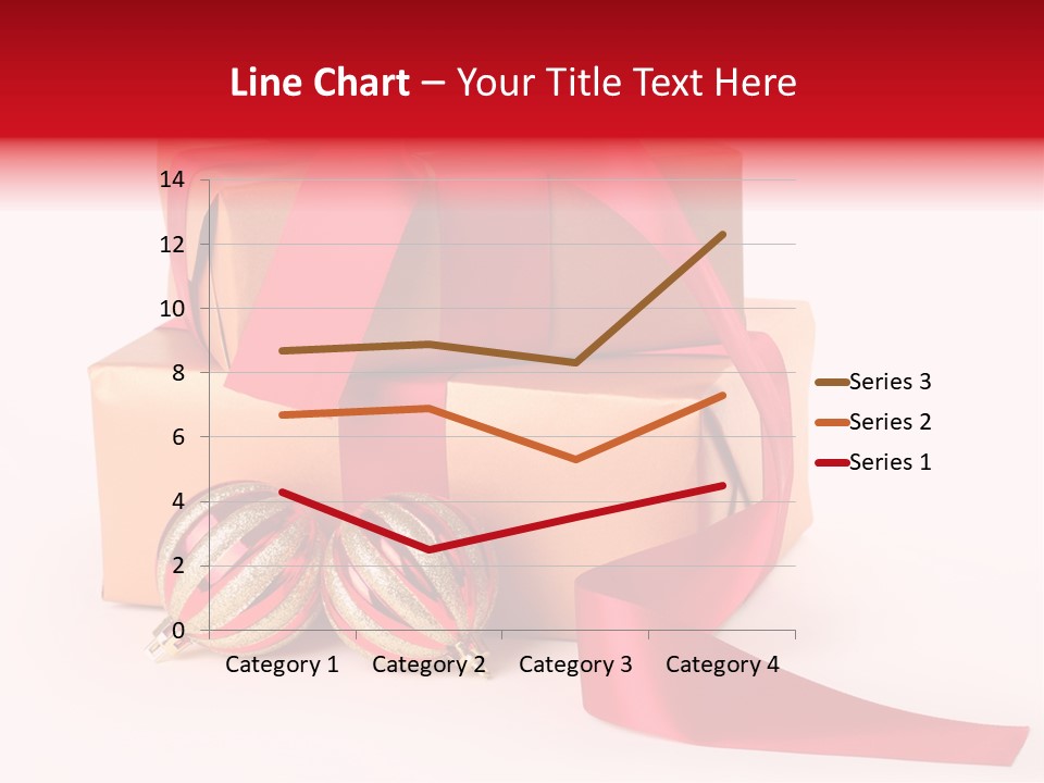 Bauble Bow Ribbon PowerPoint Template