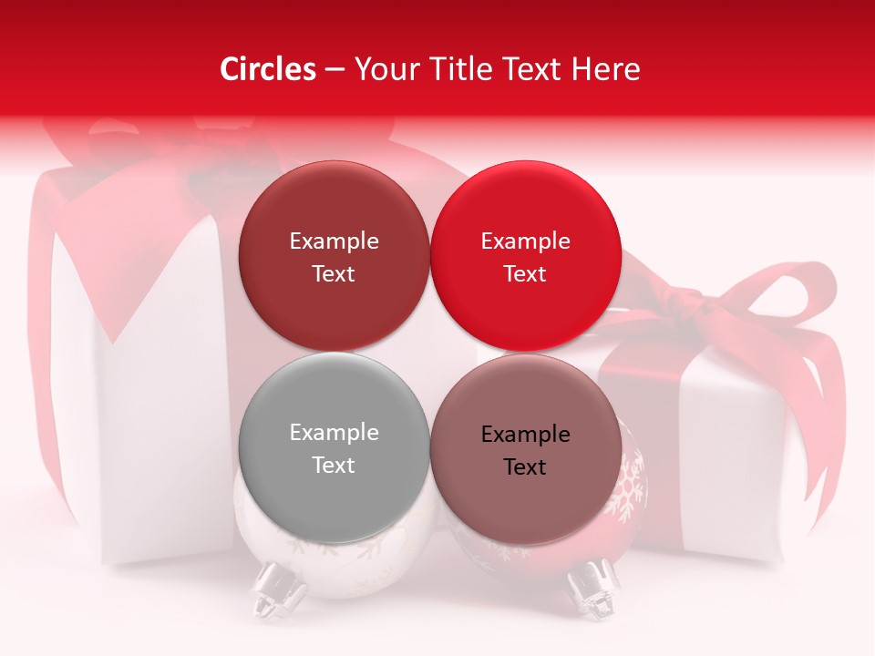 Winter Bauble Shiny PowerPoint Template