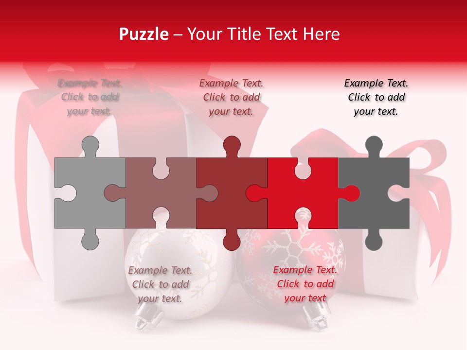 Winter Bauble Shiny PowerPoint Template