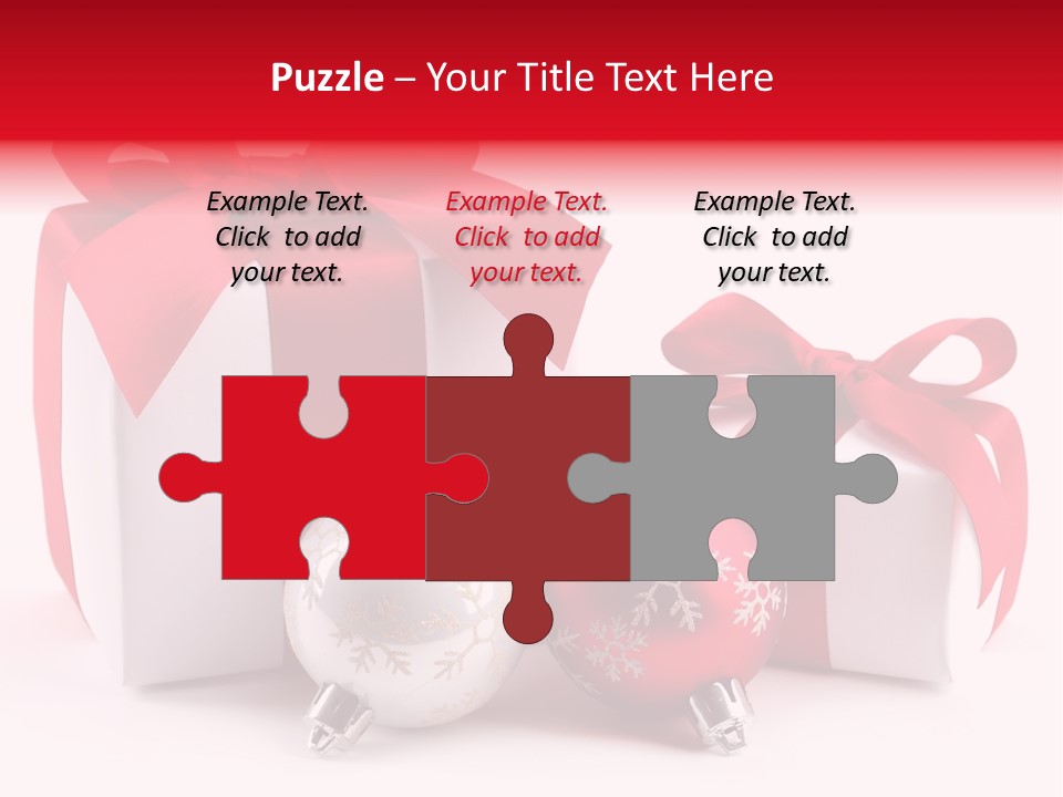 Winter Bauble Shiny PowerPoint Template