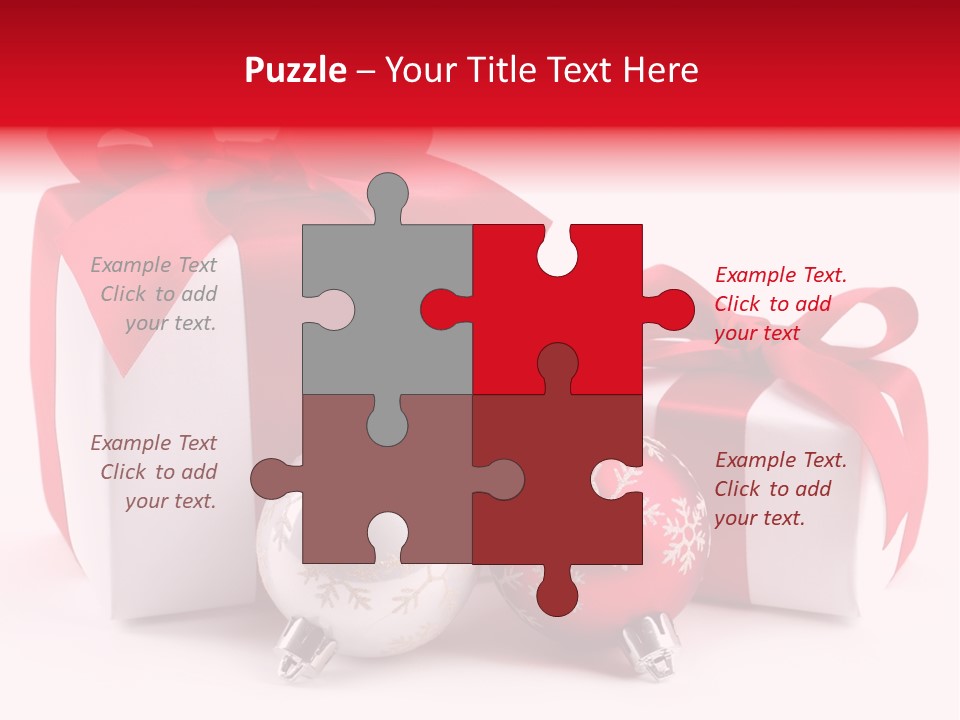 Winter Bauble Shiny PowerPoint Template