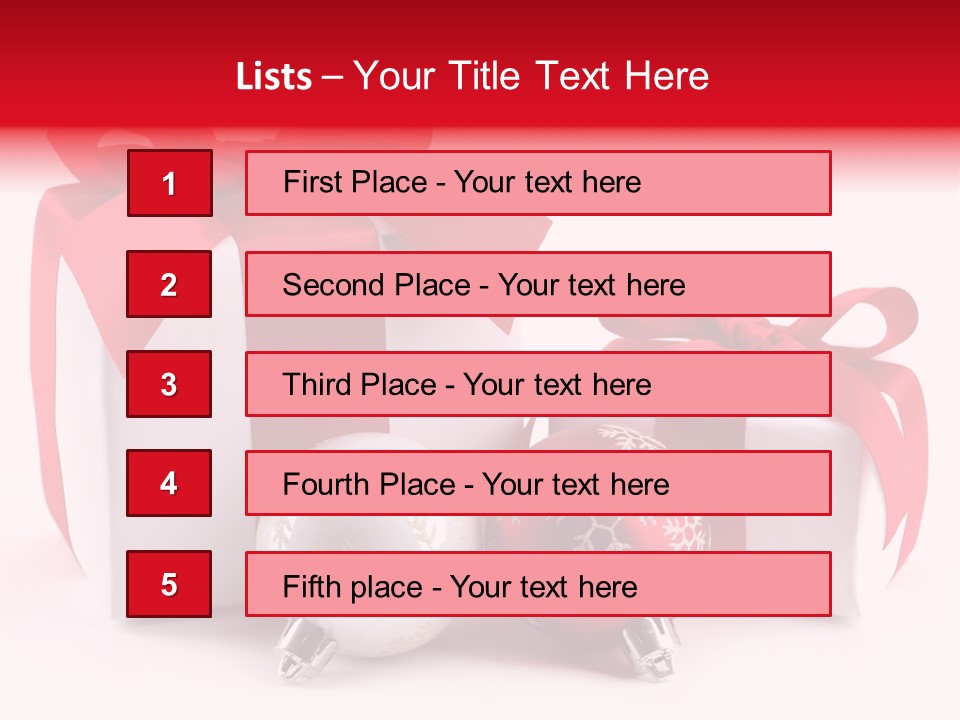 Winter Bauble Shiny PowerPoint Template