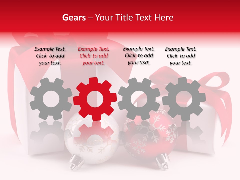 Winter Bauble Shiny PowerPoint Template