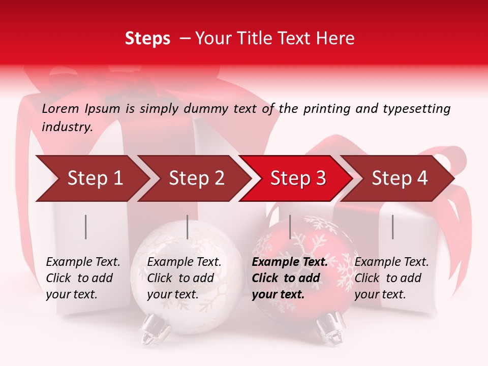 Winter Bauble Shiny PowerPoint Template