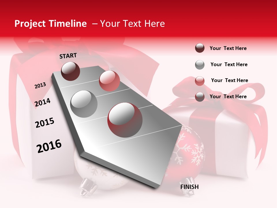 Winter Bauble Shiny PowerPoint Template