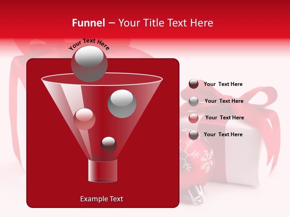 Winter Bauble Shiny PowerPoint Template