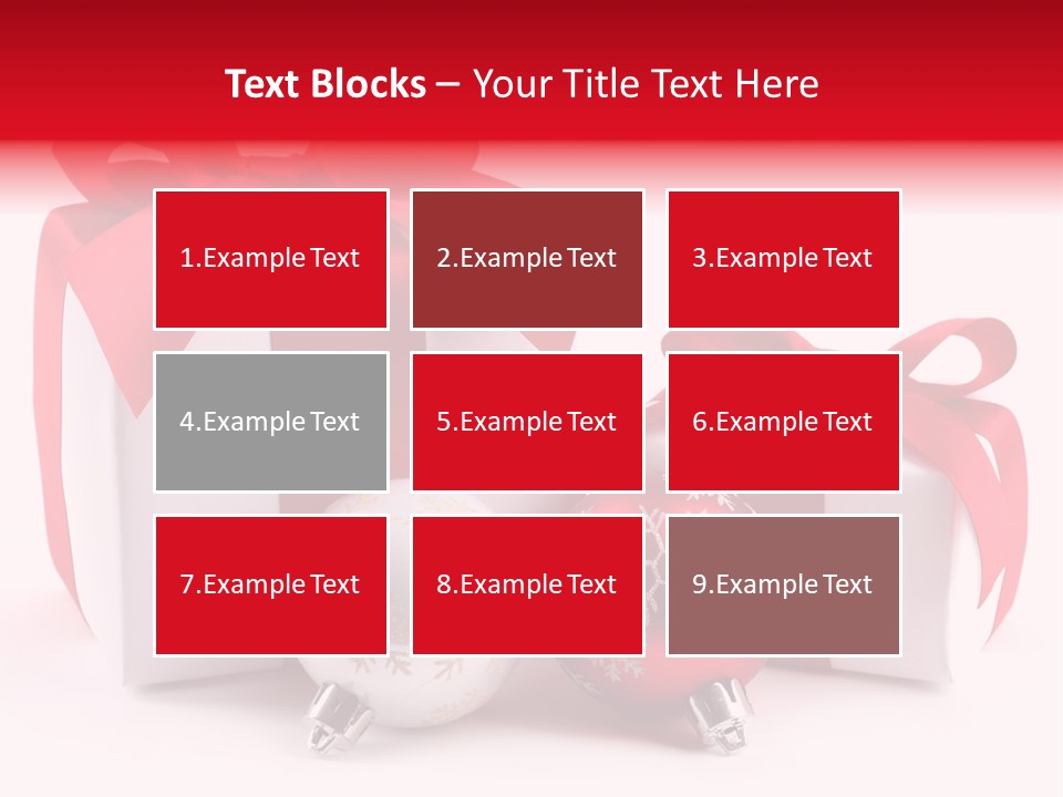 Winter Bauble Shiny PowerPoint Template