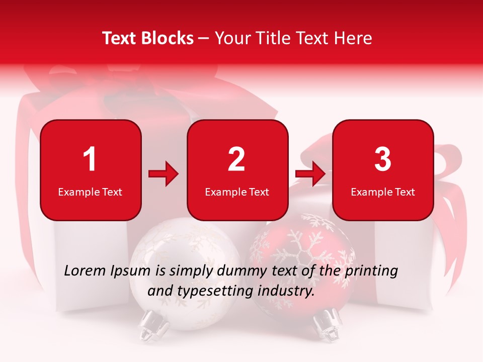 Winter Bauble Shiny PowerPoint Template