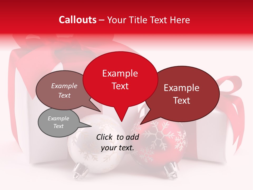 Winter Bauble Shiny PowerPoint Template