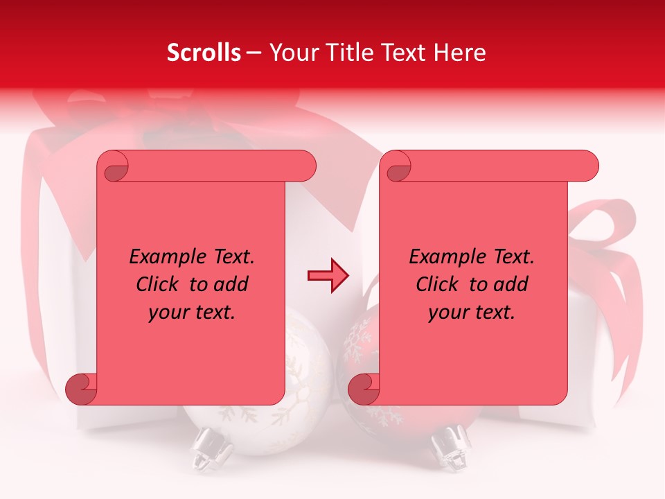 Winter Bauble Shiny PowerPoint Template
