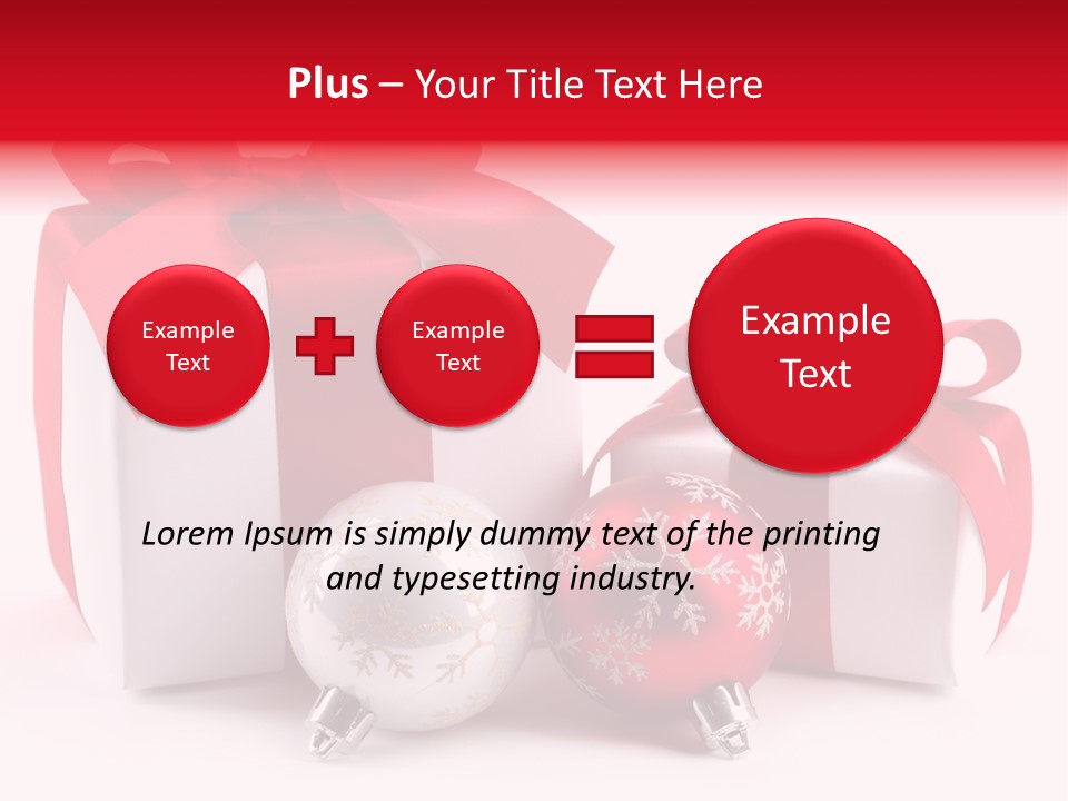 Winter Bauble Shiny PowerPoint Template