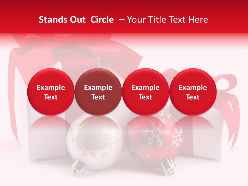Winter Bauble Shiny PowerPoint Template