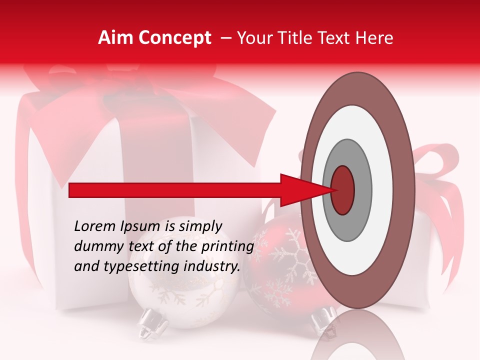 Winter Bauble Shiny PowerPoint Template