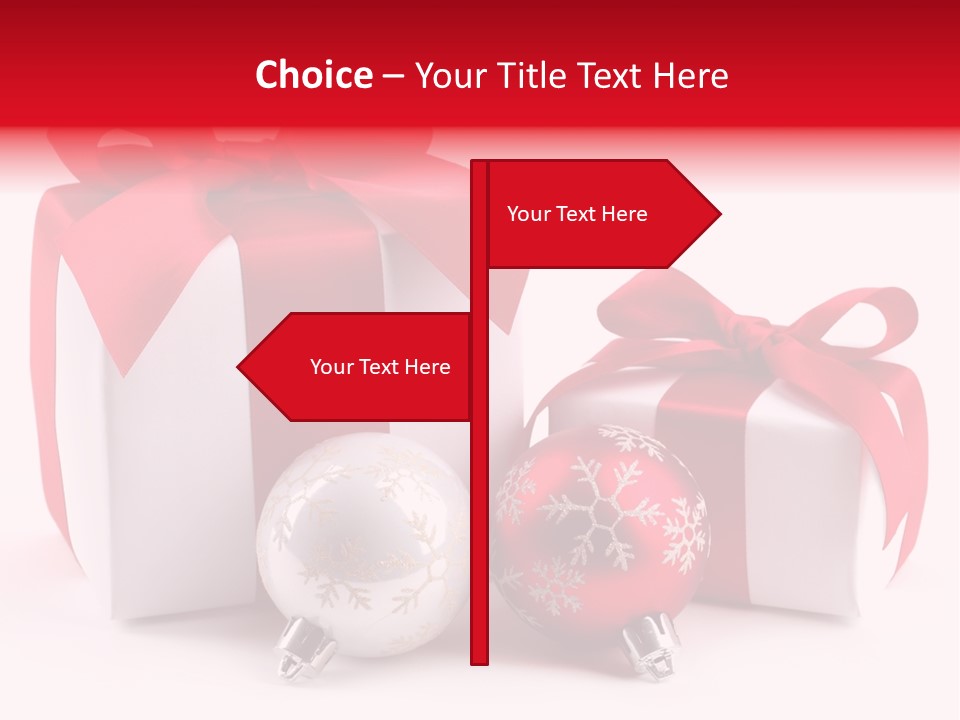 Winter Bauble Shiny PowerPoint Template