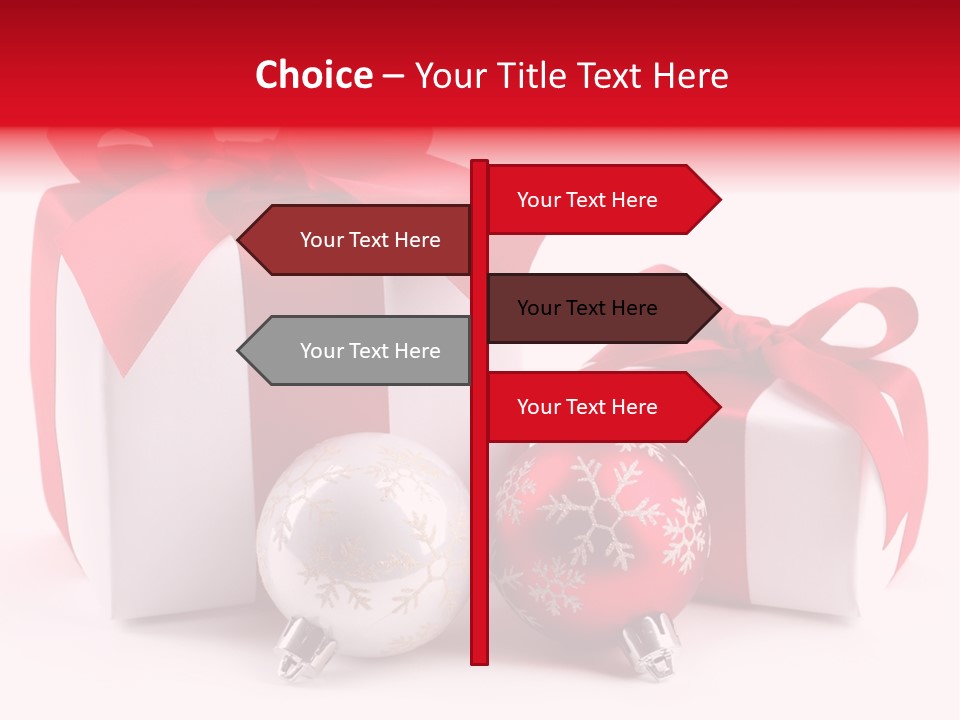 Winter Bauble Shiny PowerPoint Template