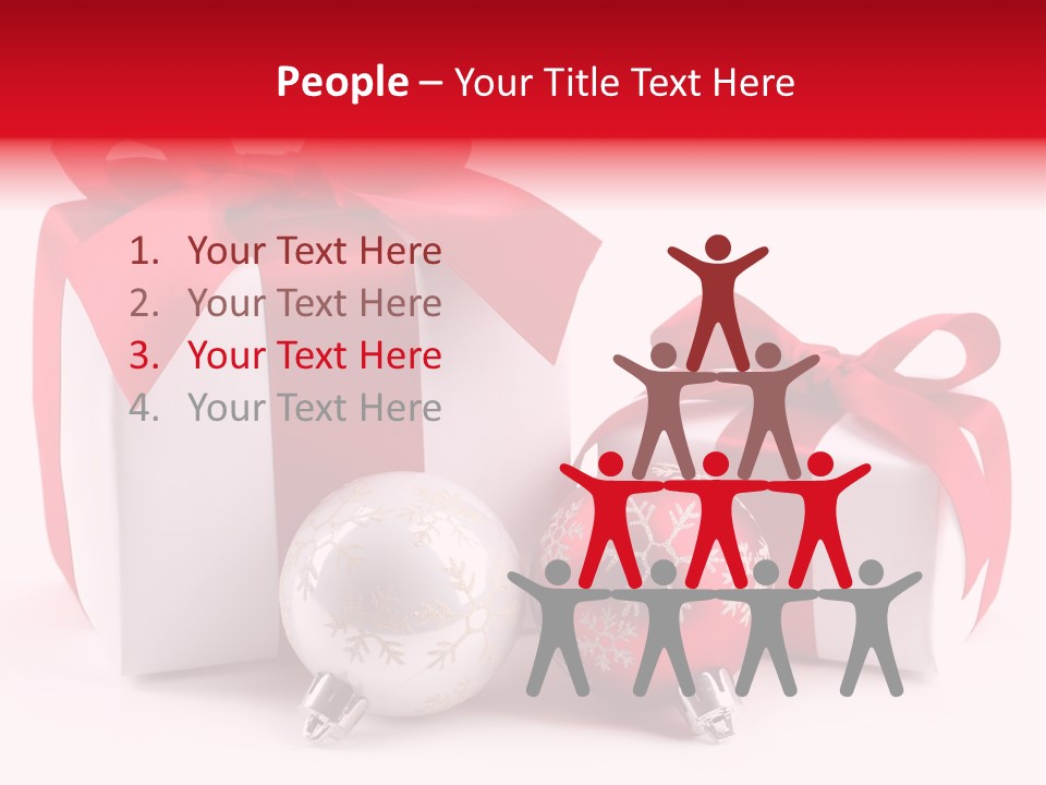 Winter Bauble Shiny PowerPoint Template