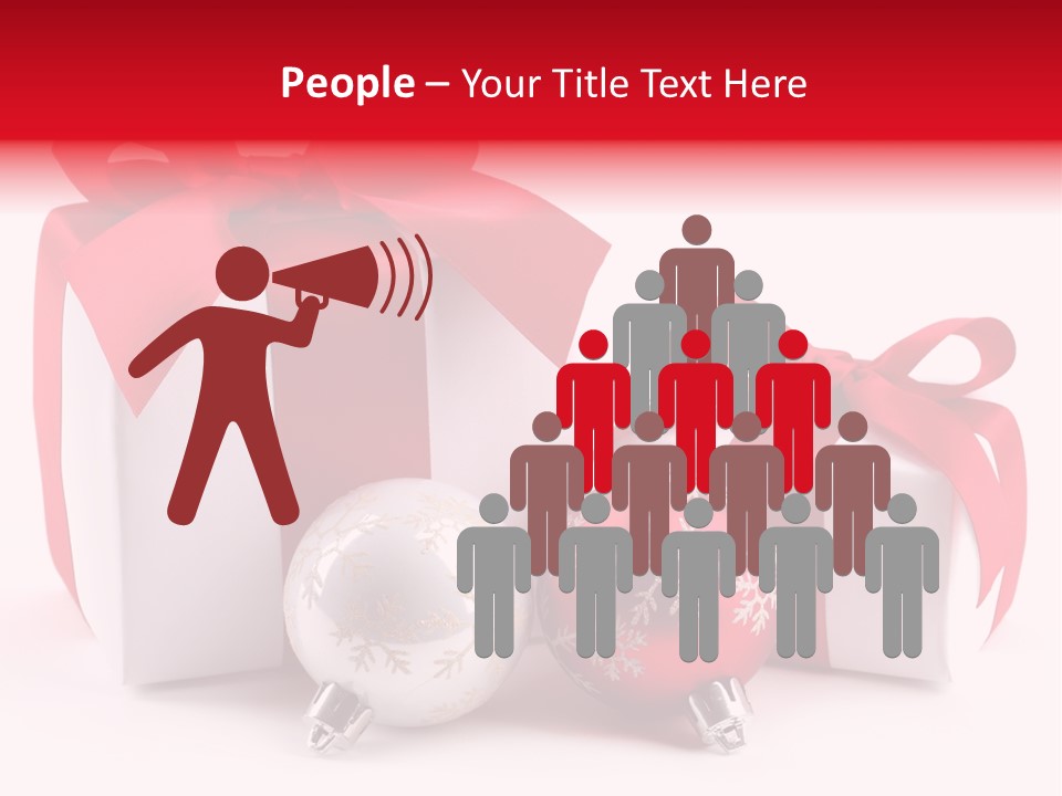 Winter Bauble Shiny PowerPoint Template