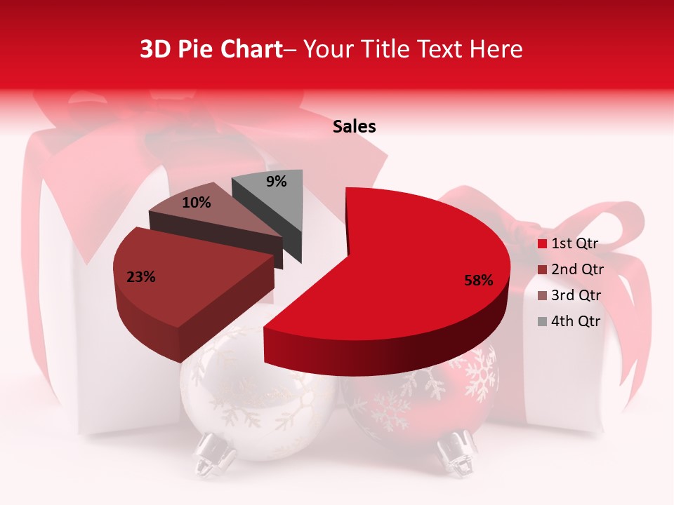 Winter Bauble Shiny PowerPoint Template