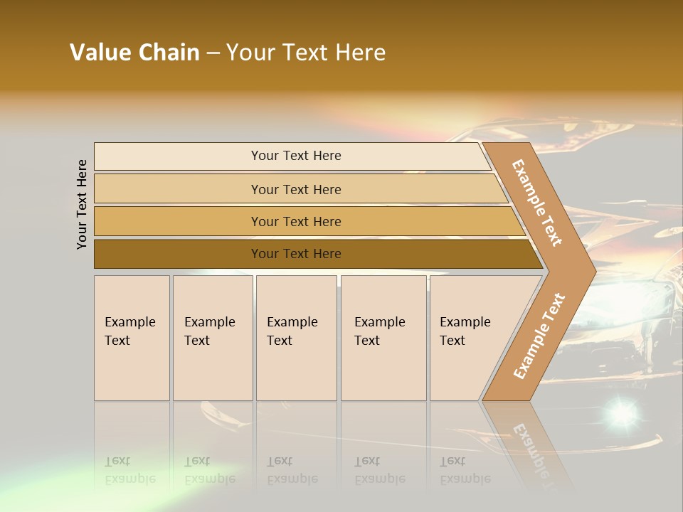 Night Motion Blur Cool PowerPoint Template