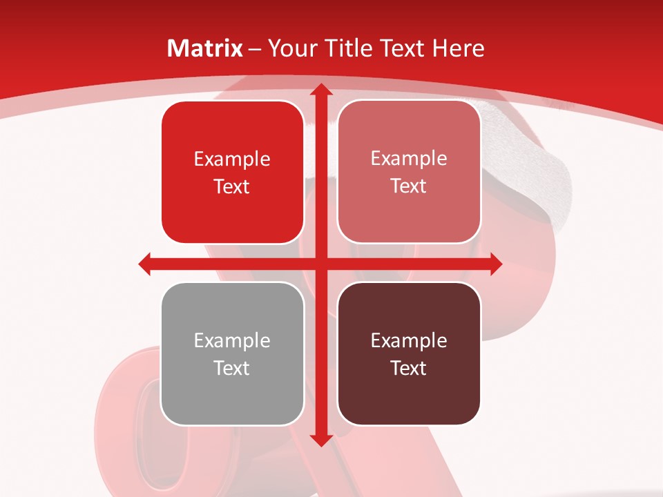 Christmas Red Pencil Offer PowerPoint Template