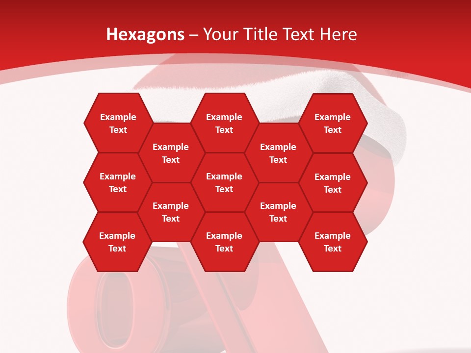 Christmas Red Pencil Offer PowerPoint Template