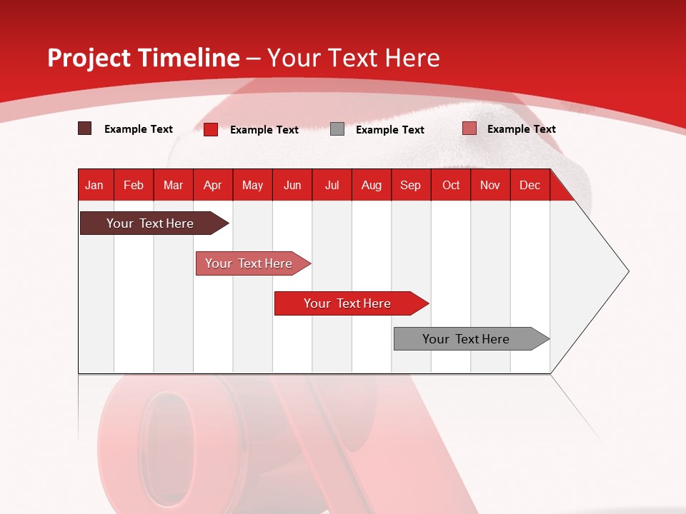 Christmas Red Pencil Offer PowerPoint Template