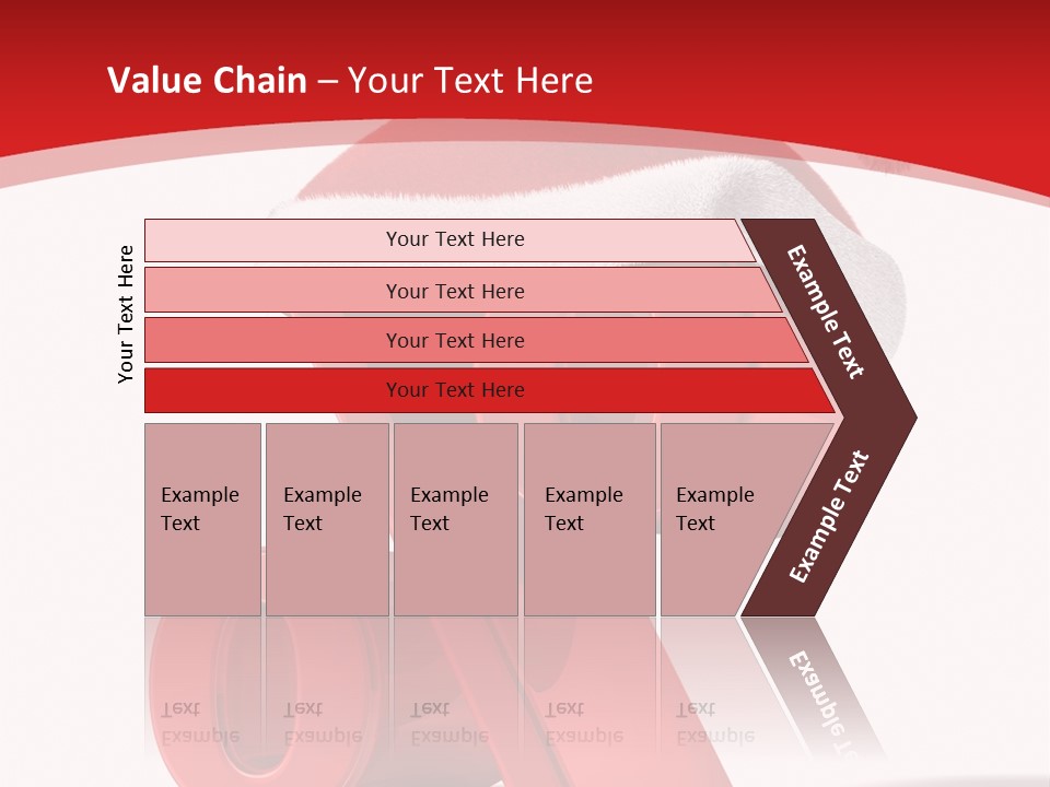 Christmas Red Pencil Offer PowerPoint Template