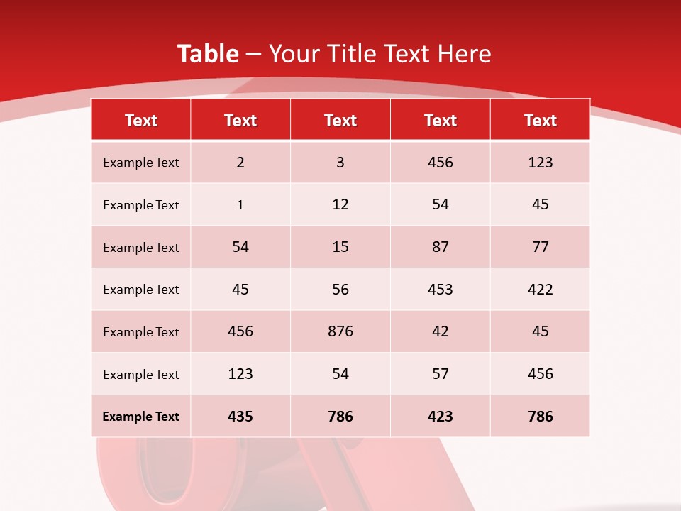 Christmas Red Pencil Offer PowerPoint Template