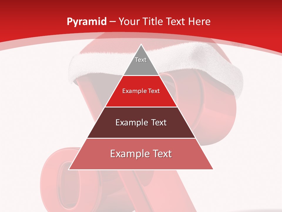 Christmas Red Pencil Offer PowerPoint Template