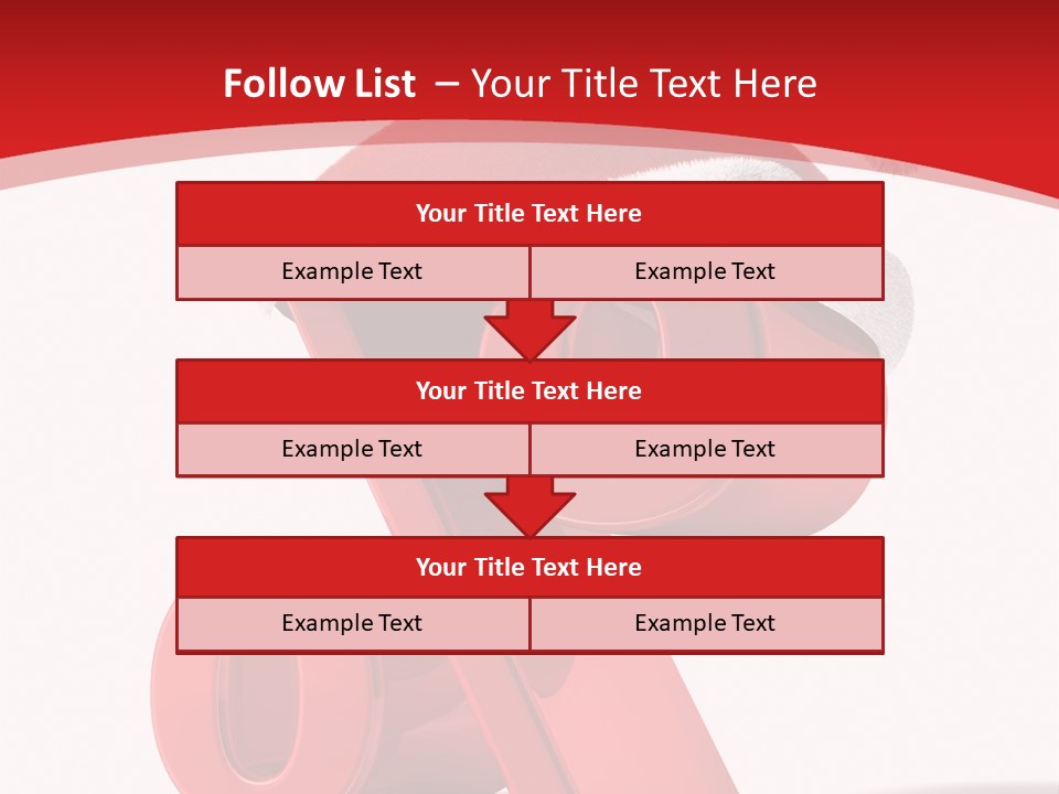 Christmas Red Pencil Offer PowerPoint Template